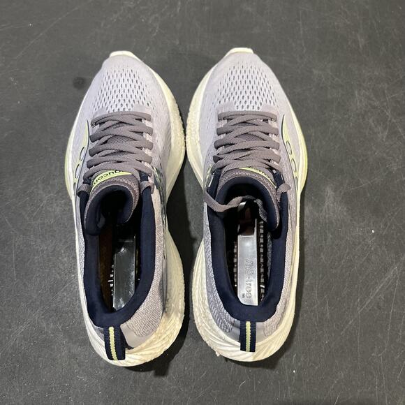 Saucony Ride 15 Shoes Womens 8.5 Iris Running PWRRUN Mesh S10924-110 Sneakers - Picture 8 of 10